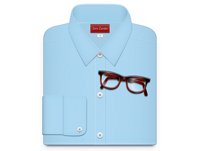 Blue shirt and glasses blue glasses shirt