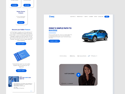 Automotive website design automotive car ui ux web website design