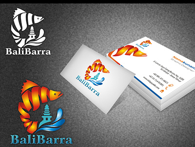 Design Card Balibarra branding design graphic design illustration logo vector