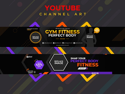 Youtube Channel Art | GYM Banner