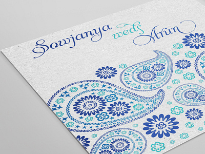 Wedding Invite : Arun & Sowjanya card celebration invitation invite marriage wedding