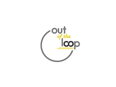 Out Of The Loop - Logo brand branding design logo podcast