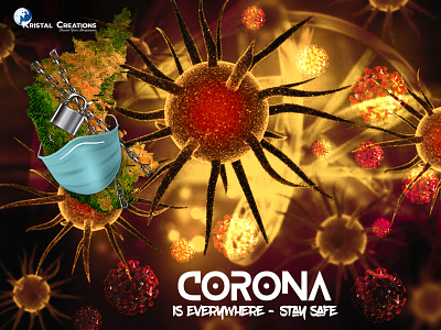 Corona Virus- Stay Safe - Graphic Design graphic design
