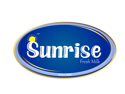 Sunrise Paneer Logo design graphic design logo vector
