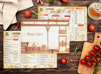 Menu Design branding broucher design graphic design menudesign