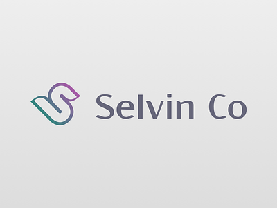 Selvin Co dba gradient logo stylized