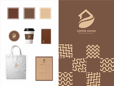 Coffee House branding coffee design graphic design house icon illustration logo typography ui ux vector