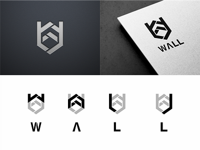 WALL Logo Brand branding design graphic design icon illustration logo typography ui ux vector