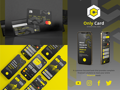 Only Card: UI & Branding Design branding design graphic design icon illustration logo typography ui ux vector
