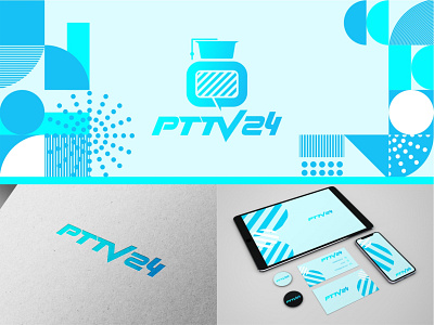 PTTV 24 CHANNEL 3d animation branding channel design graphic design icon illustration logo motion graphics school television typography ui ux vector