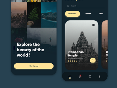 Travel App ui