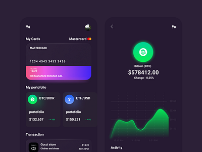 wallet app figma ui ux wallet app