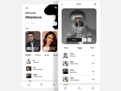 Music App app figma ui ux