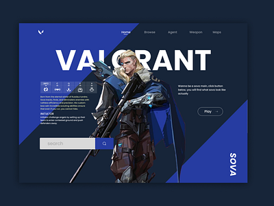 Valorant graphic design ui ui xx