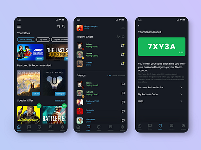 Steam App Redesign