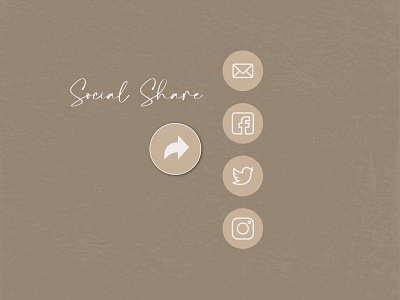 Social Share #DailyUI dailyui graphic design social share ui vector