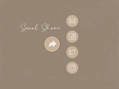 Social Share #DailyUI dailyui graphic design social share ui vector