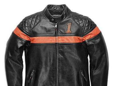 Harley-Davidson Men’s Victory Sweep Vintage Leather Jacket Black bikerjacket branding design harleydavidson illustration leatherjacket logo motogpjacket ui vector