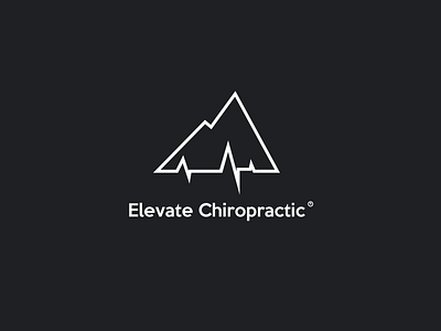 Elevate Chiropractic - Logo identity brand branding design illustration logo logo design logo identity vector
