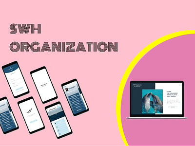 SWH Organization UX Design (Figma) figma non profit organization website