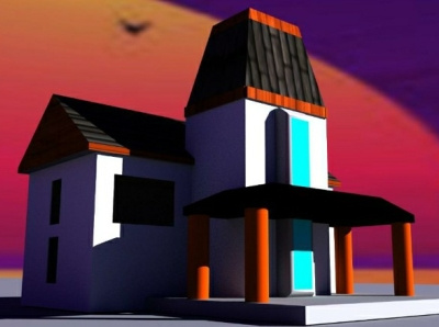House of worship ⛪ 3d animation branding graphic design logo motion graphics ui