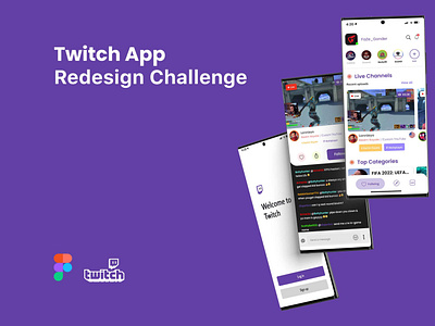Twitch™ Redesign #Figma