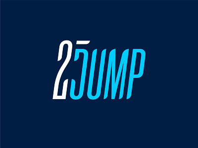 25th Anniversary Logo 25 25 years anniversary athletics celebration highjump jump logo long jump sports training wordmark wordmark logo