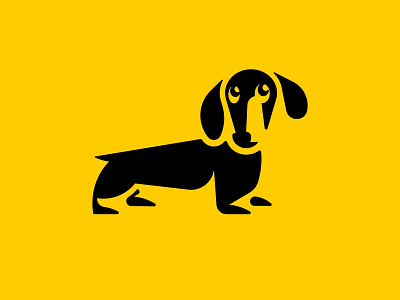 Dachshund Logo animal cute dachshund dog dog logo doggo hound mascot mascot logo pet pet shop logo pet store logo