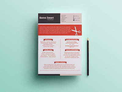 Free Hair Dresser Resume Template cv template design free cv template free resume free resume template freebie freebies resume resume cv resume design