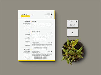 Free Resume Template with Matching Cover Letter cv template design free cv template free resume free resume template freebie freebies resume resume cv resume design