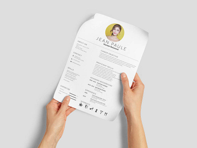 Free Human Resource Fresher Resume Template cv template design free cv template free resume free resume template freebie freebies resume resume cv resume design