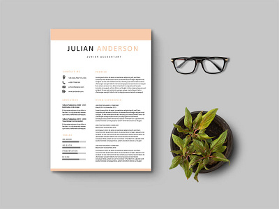 Free Junior Accountant Resume Template cv template design free cv template free resume free resume template freebie freebies resume resume cv resume design