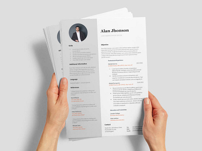 Free Chief Administrative Officer Resume Template cv template design free cv template free resume free resume template freebie freebies resume resume cv resume design resume template