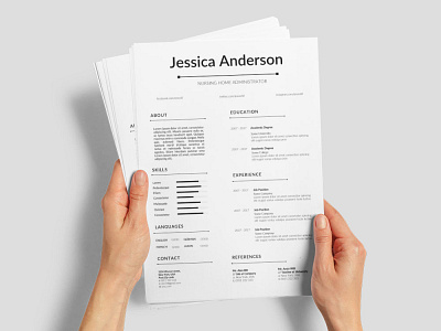 Free Nursing Home Administrator Resume Template cv template design free cv template free resume free resume template freebie freebies resume resume cv resume design