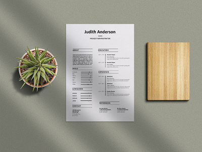 Free Project Administrator Resume Template cv template design free cv template free resume free resume template freebie freebies resume resume cv resume design resume template