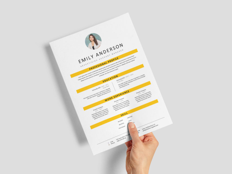 Free Advertising Account Manager Resume Template By Andy