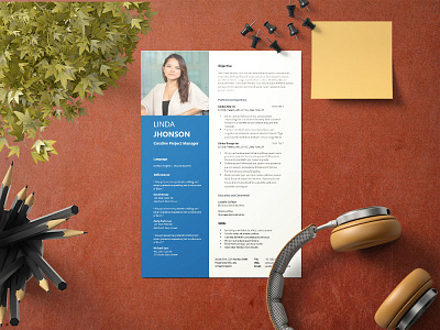 Free Creative Project Manager Resume Template cv template design free cv template free resume free resume template freebie freebies resume resume cv resume design