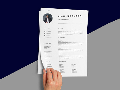 Free Marketing Manager Resume Template