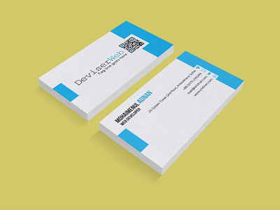 Blue Company Business Card Template