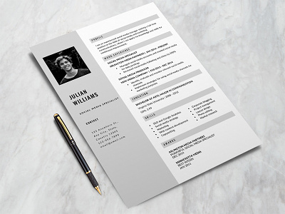 Grey Resume Template cv grey resume microsoft word microsoft word resume resume resume template