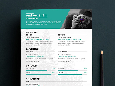 Free Photographer Resume Template clean clean resume cv resume template cv template word free resume template photographer resume resume resume cv