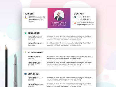 Free Marketing Resume Template free resume free resume template marketer resume marketing resume resume