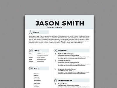 Free Simple Resume Template ai ai resume eps eps resume free cv template free resume template freebies minimal resume resume simple resume