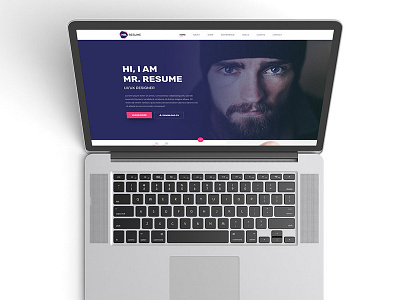 Free Clean Resume Website Template free resume template freebies photoshop psd resume