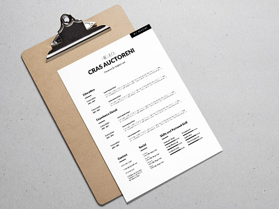 Free Simple Clean CV Template with Cover Letter Page ai design free cv template free resume template freebie freebies illustrator resume indesign resum microsoft word microsoft word resume photoshop psd resume resume cv