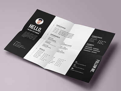 Free Landscape Resume Template cv template free cv template free resume free resume template freebie freebies horizontal resume landscape resume photoshop psd psd resume resume resume cv resume design resume template