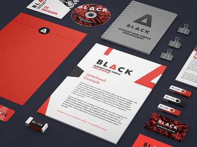 Free Elegant Identity Mockup for Branding Project