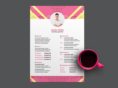 Free Marketing CV/Resume Template ai cv cv template design eps free cv template free resume free resume template freebie freebies marketer resume marketing marketing resume photoshop psd psd resume resume resume cv resume design resume template