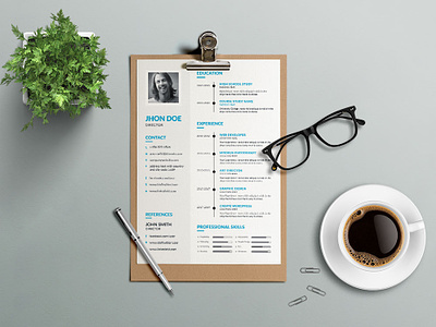Free Simple Awesome Resume Template