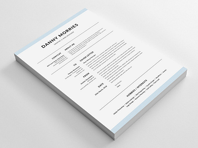 Free Print Ready Resume Template + Cover Letter cv cv template design free cv template free resume free resume template freebie freebies microsoft word microsoft word resume resume resume cv resume design resume template